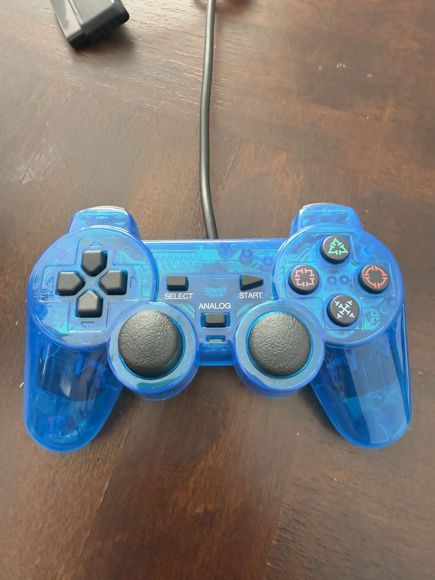 PlayStation 2 Controller In Clear Blue 