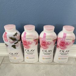 4 Brand New Olay Body Wash Bundle Set 