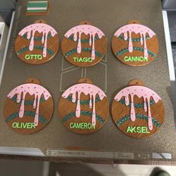 3d Printed Name Tags Keychains