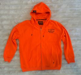 Dixxon Hi Vis Working Class Zip Up Hoodie
