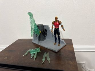 2011 Young Justice Aqualad 6” Action Figure Loose Complete w/ Weapons & Display Base Mattel