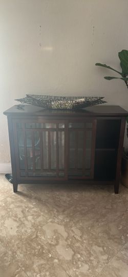 Dark brown Cabinet buffet 48”