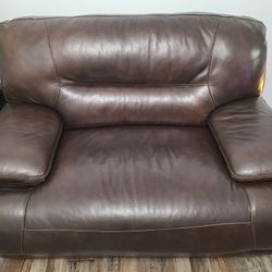 Leather Love seat / Couch