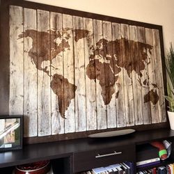 World Map Art 