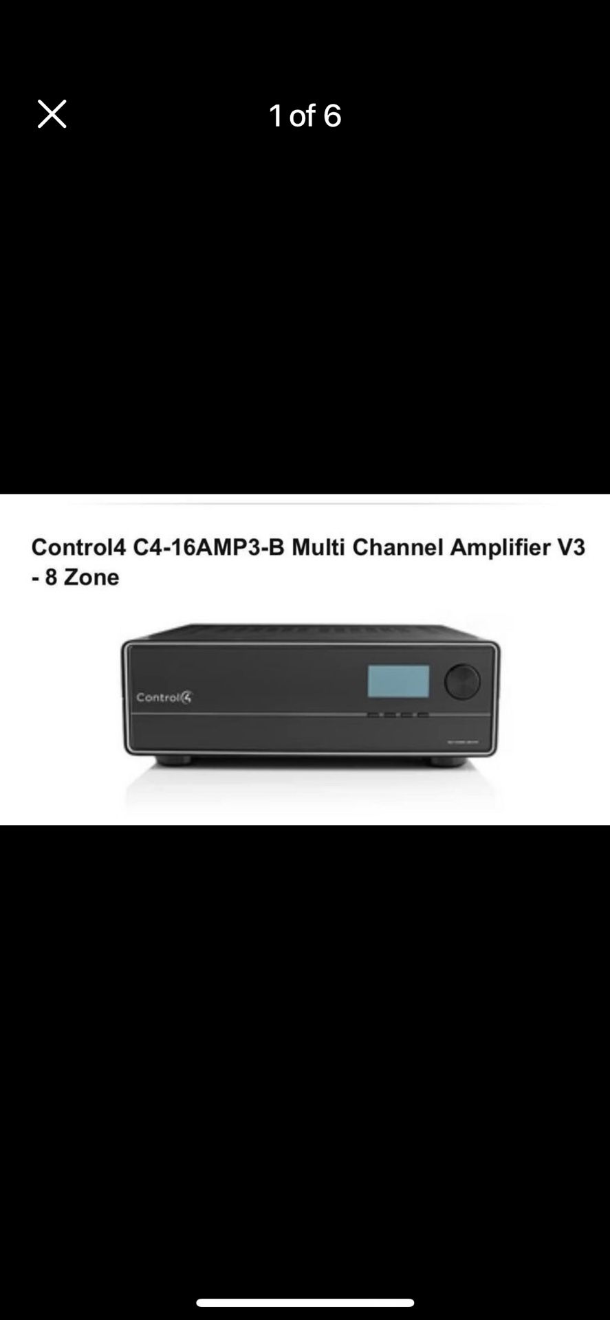 Control 4 Multi Channel Amplifier 