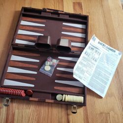 Backgammon Game Set in Folding Case