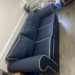 Bobs Spencer Navy Sofa 3 seater 