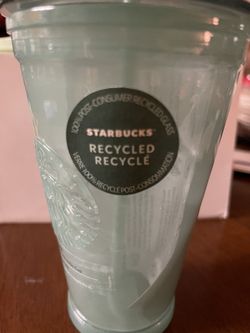 Starbucks glass Collectors Cup 16oz