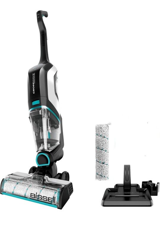 Bissell CrossWave Cordless Max Vacuum Mop All in One Wet and Dry Vac Combo Hard Floor Cleaner and Area Rugs, Cordless Mop, Pack-in Formulas Included,