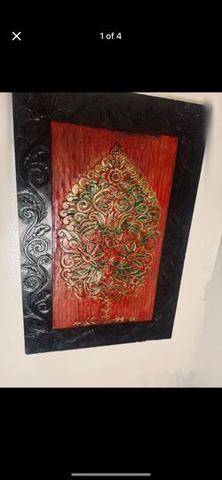 One Of A Kid African Woden Art ( Set Of 2)