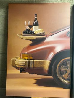 IKONICK “Wine Spoiler” Canvas Wall Art