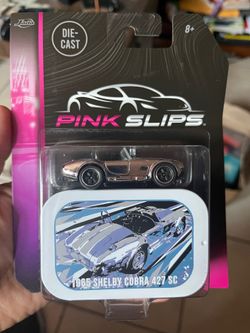 Jada Pink Slips 1965 Shelby Cobra 427 SC Chrome Chase w Case Die-Cast 1:64 New 2026