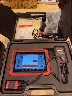 Launch X431 PRO 5.0 + Older Adaptors + Battery tester