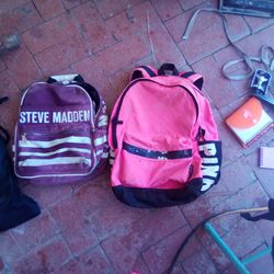 Steve Madden And Pink Backpacks