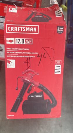 Craftsman 12.0 AMP $40