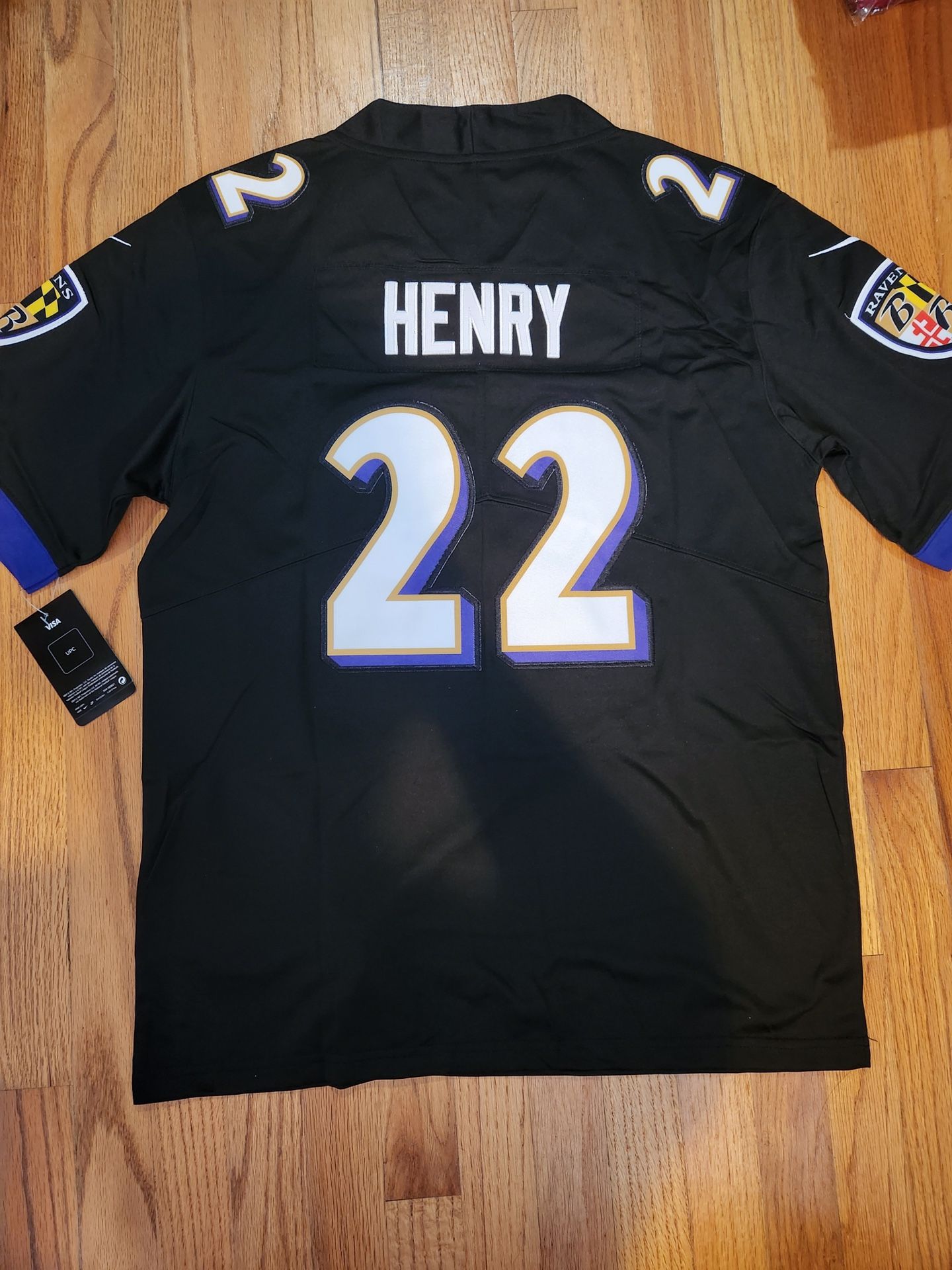 NFL Baltimore Ravens Baltimore Ravens football uniform Derrick Henry jersey No.22