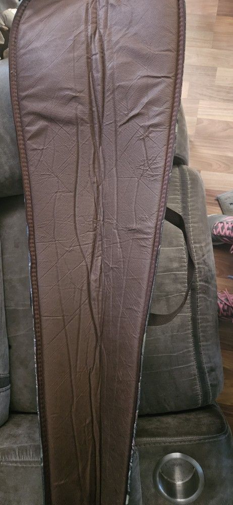 Cloth And Leather Rifle Case