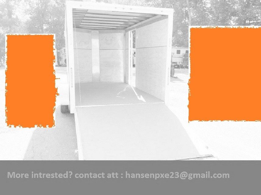 angel trailer 7x12 2014 cargo enclosed