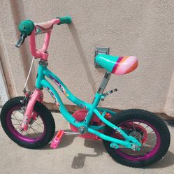 Girls Bike With Training Wheels