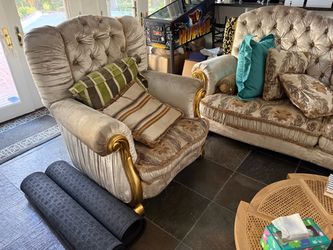 Extra luxury big size sofa , Loveseat and Chair