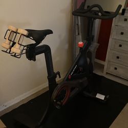 Peloton Bike $350 Lightly Used , With Mat, Velotowels, Sweat Covers, 2 Heart Rate Monitors