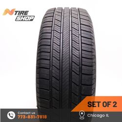 Pair of 2 Take Off 235/55R19  105H  Michelin  Defender 2