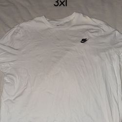 Nike long sleeve white 3xl