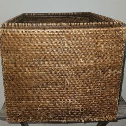 Solid Wicker Basket/Bin