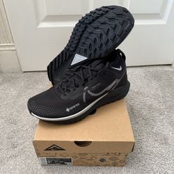 Nike React Pegasus Trail 4 GTX Gore-Tex Black DJ7926-001 Size Men's 9.5