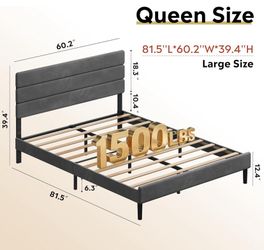 Queen bed frame new