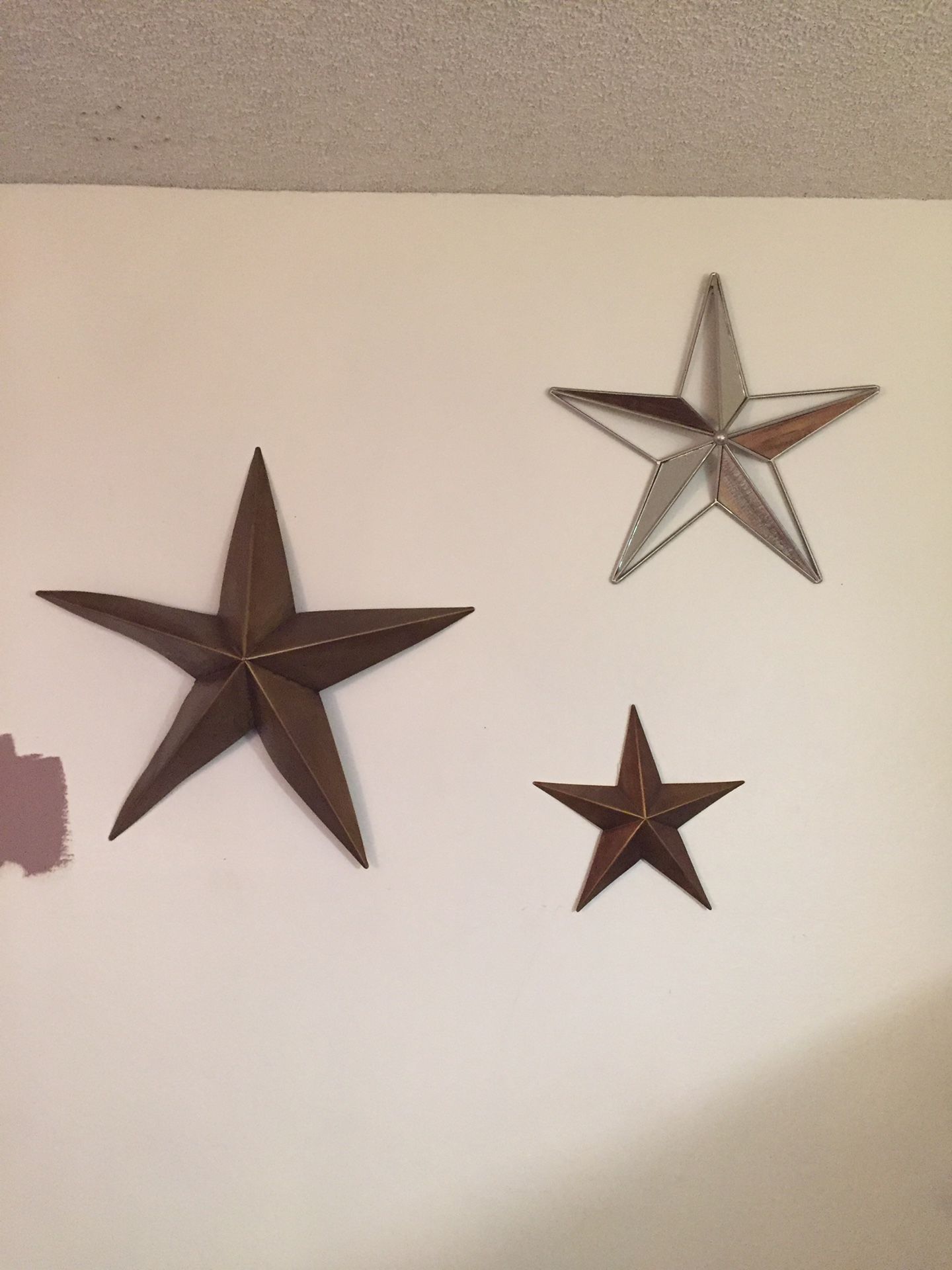 Gold stars home decor