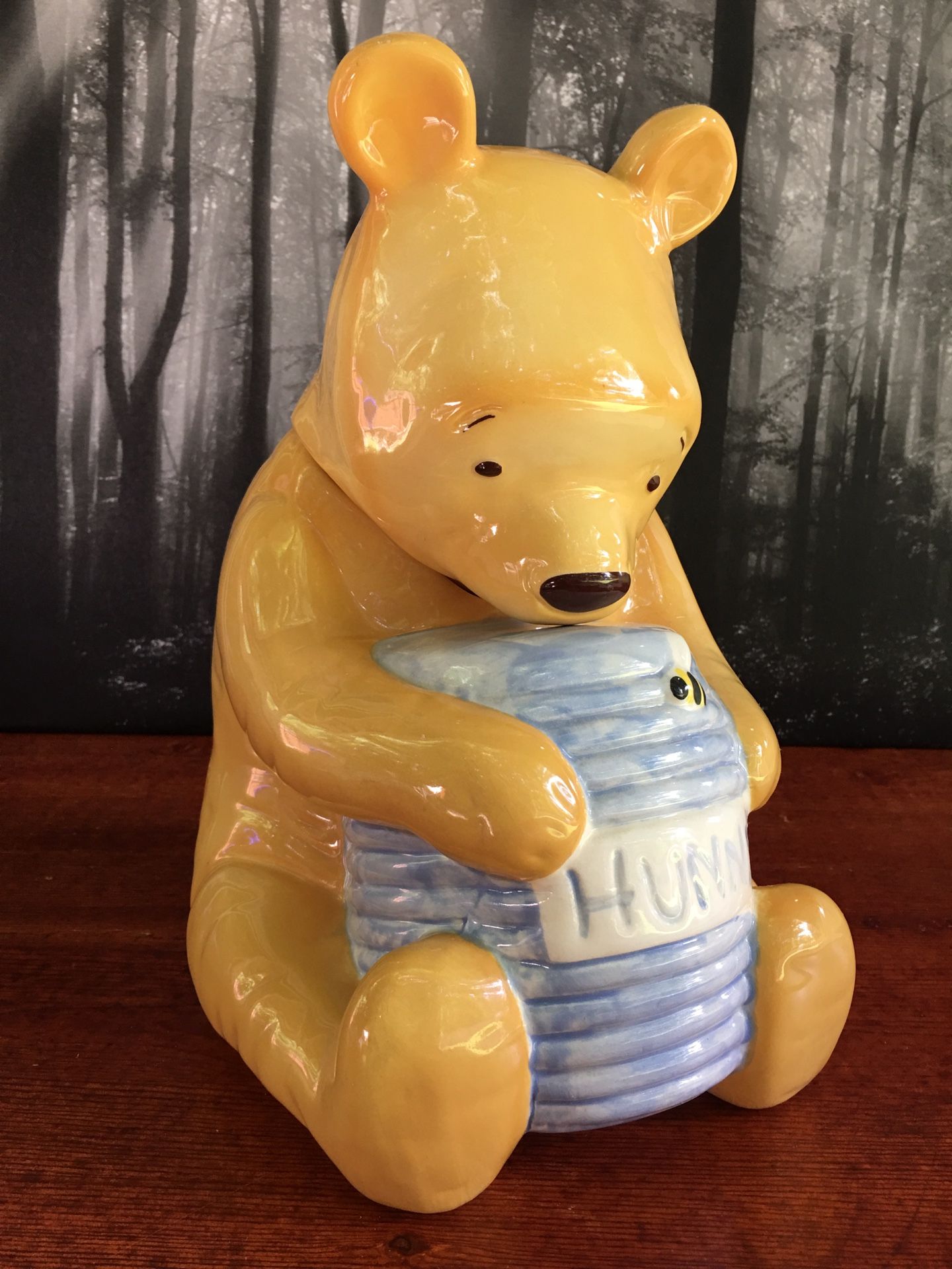 Vintage Winnie The Pooh Cookie Jar Treasure Craft c Disney-Mexico