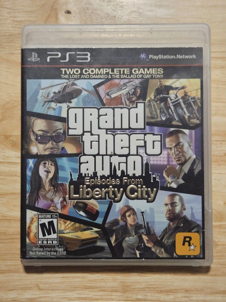 Grand Theft Auto: Episodes From Liberty City Sony PlayStation 3 PS3 Video Game