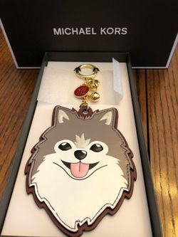 Michael Kors Dog Keychain