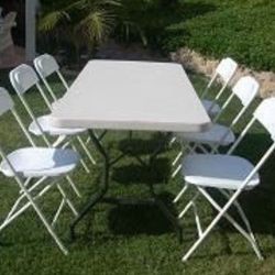 RECTANGLE TABLES Fits 6-8