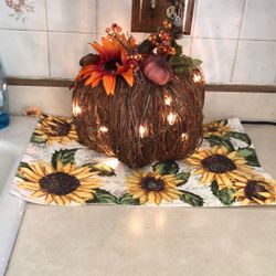 Rustic Branch Pumpkin