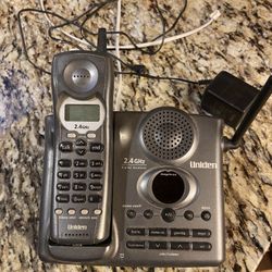 Uniden 2.4GHz Cordless Phone And Answering Machine, Works, Power Cord And Phone Cord Included-$20