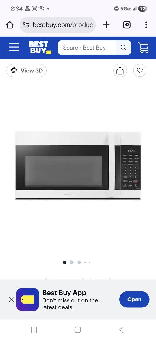 GOLDSTAR MICROWAVE. MV1610WW