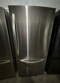 LG Stainless Steel Bottom Freezer Fridge