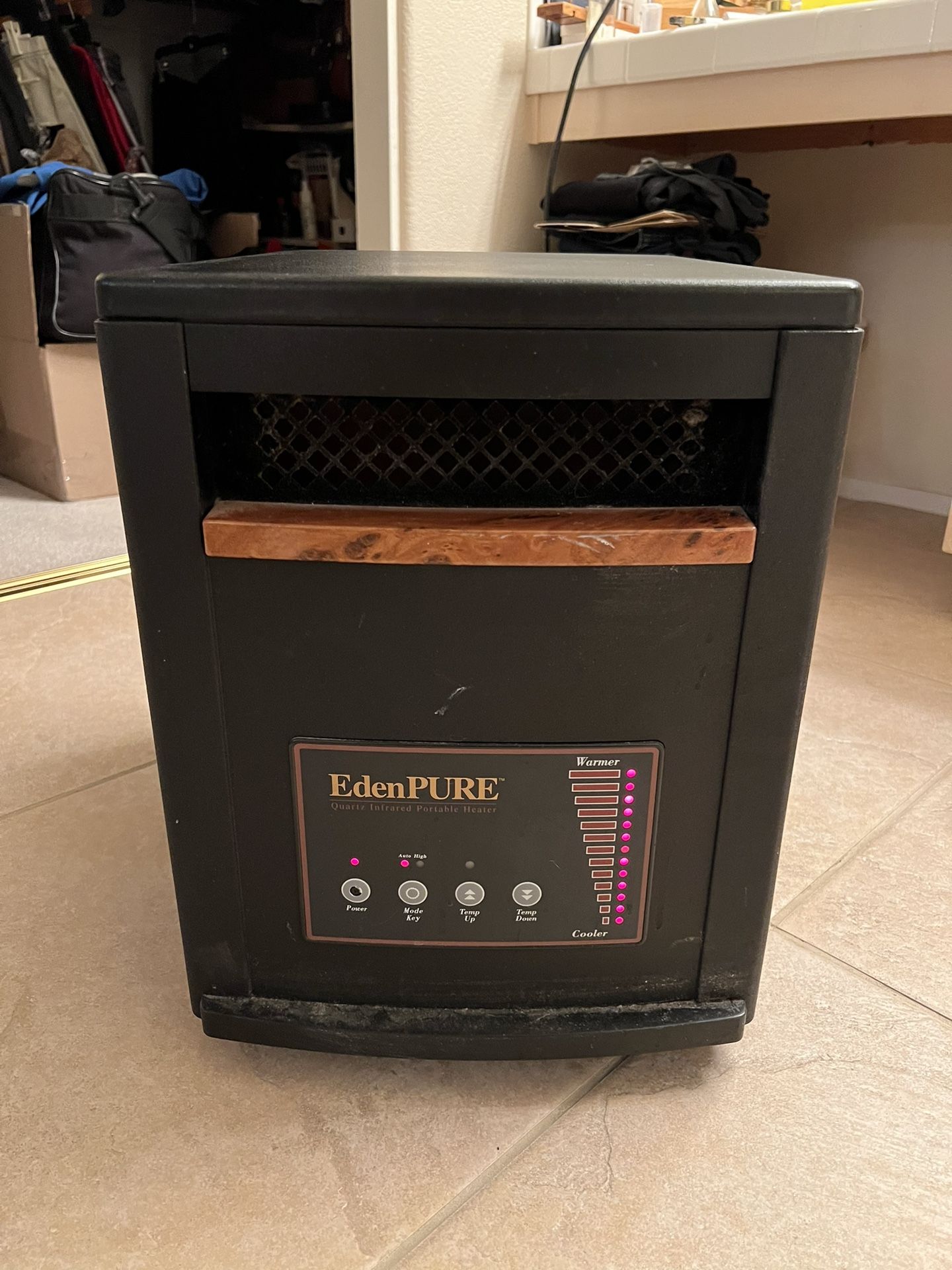 EdenPure GEN3 Model A 3705 Infrared Quartz Heater 17” Tall X 13