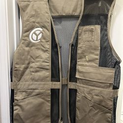 Bob Allen Dual Shooting Vest - Size 3X - Tan & Black Mesh – Excellent Condition
