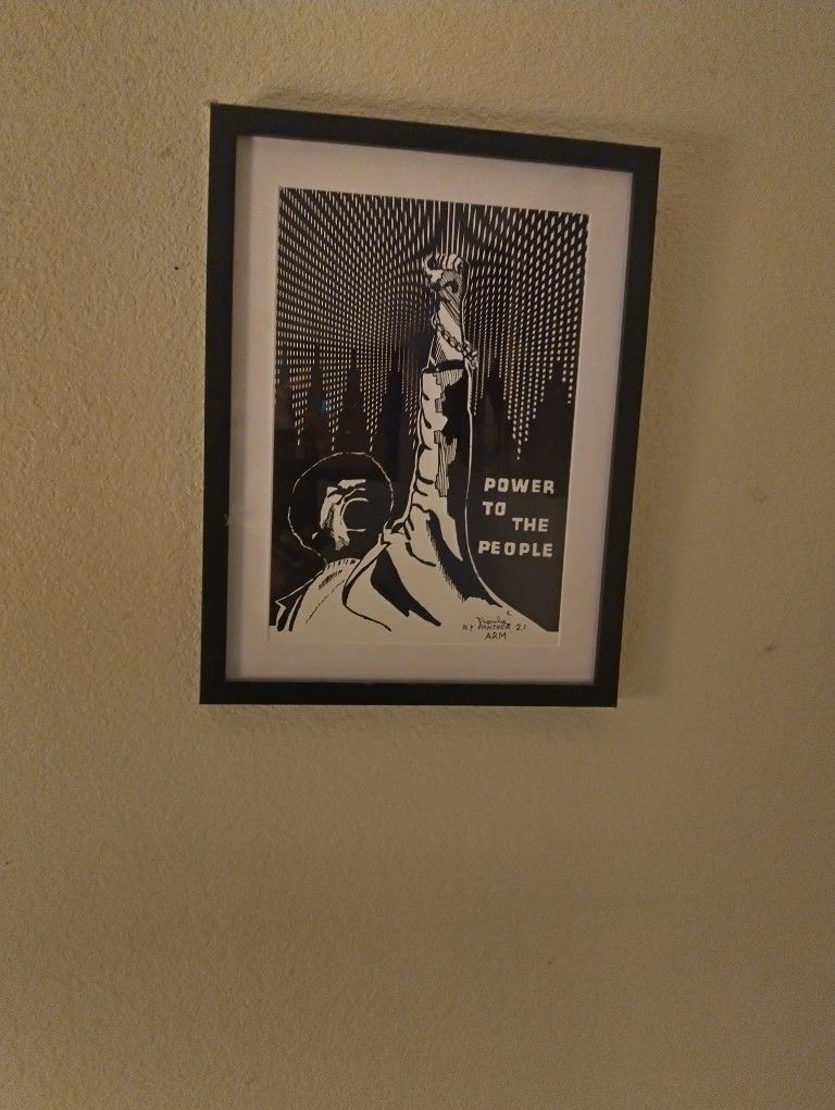 Signed And Numbered Lithograph Of West African Struggle In Britain
