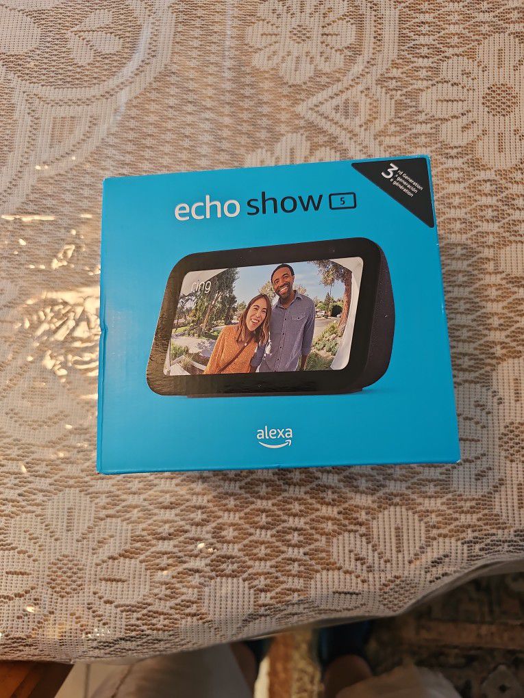 BRAND NEW SEALED ECHO SHOW 5 3RD GENERATION