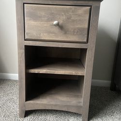 Gray Durable Nightstand