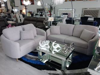 Juego De Sala Sofa Y Love Seat 