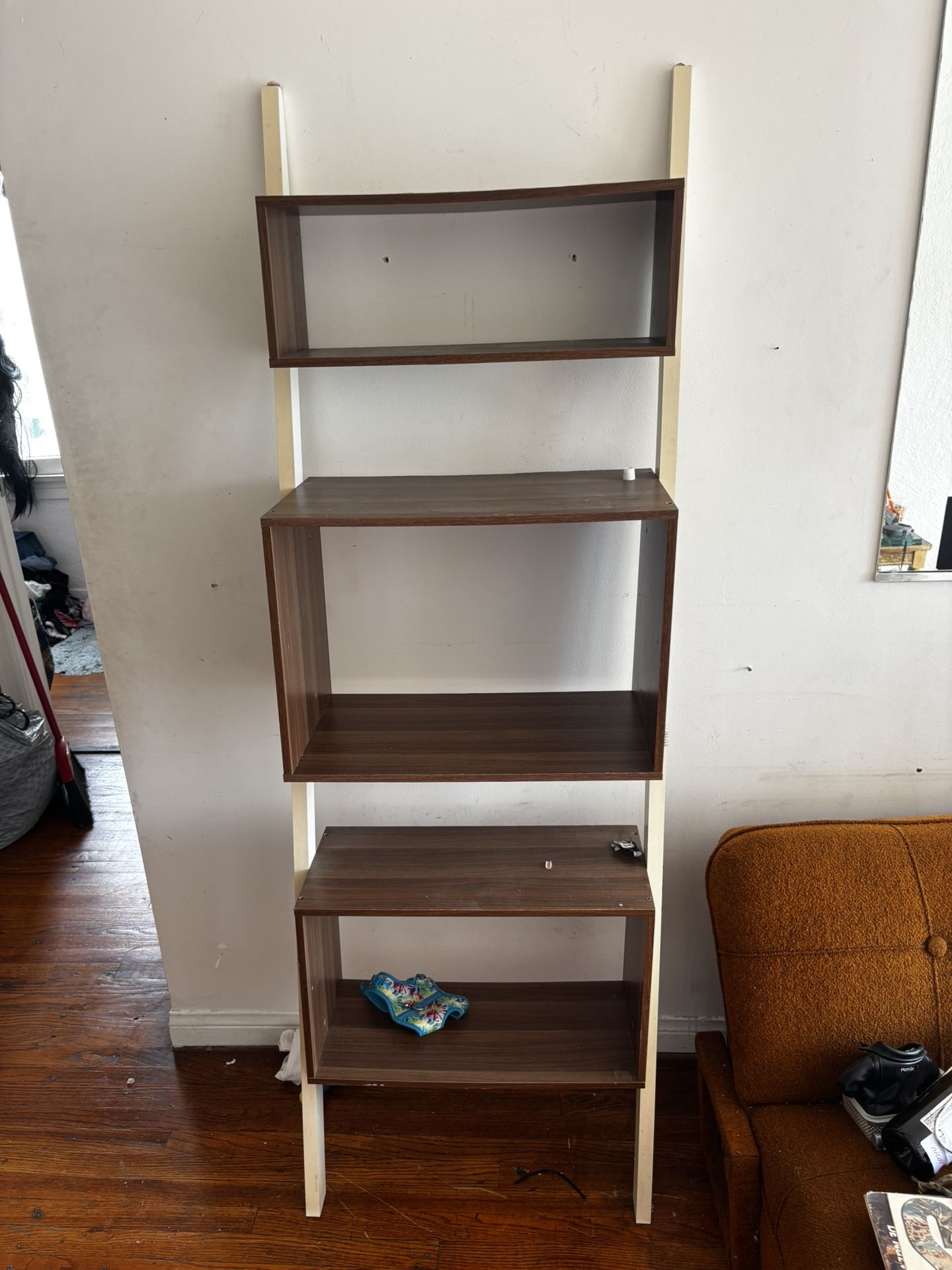 Leaning Media Shelf 