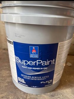 SUPER PAINT BUCKETS FOR INTERIOR FLAT WHITE ✅✅