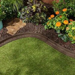 BROWN BRICKFACE Landscape Edging