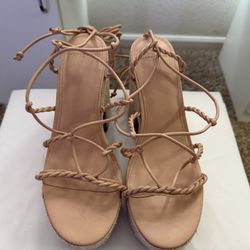 Marc Fisher platform stiletto gladiator sandals 