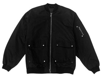 Purple Brand Oversized Bomber Black - L - NWT ($995 MSRP)
